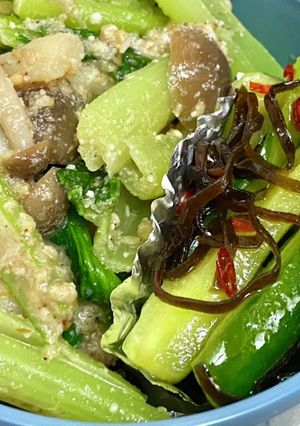 小松菜の甘ーい胡麻和え^_^ タロの弁当-レシピのメイン写真