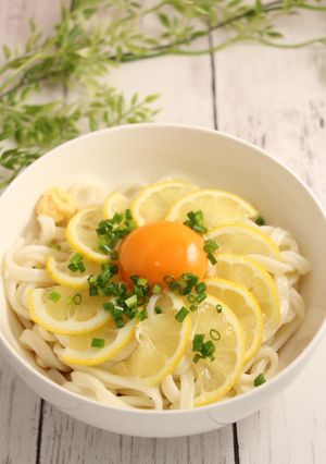 簡単！冷たい檸檬まぜそば☆汁なしうどん-レシピのメイン写真