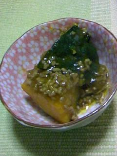 かぼちゃ&とり挽肉のとろ~り和風煮-レシピのメイン写真