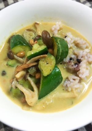 簡単ヘルシー☆きゅうりと納豆の夏カレー-レシピのメイン写真