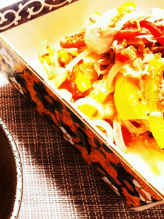 パプリカとツナとオニオンの簡単温サラダ-レシピのメイン写真