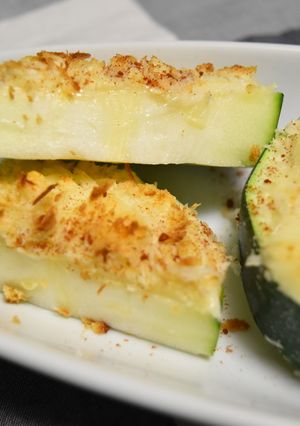 ズッキーニのチーズパン粉焼き-レシピのメイン写真