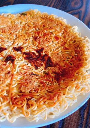 ほぼレトルトで！本格固焼きそば♡-レシピのメイン写真