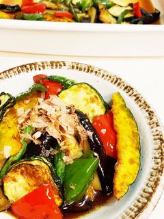 夏野菜の揚げ浸し-レシピのメイン写真