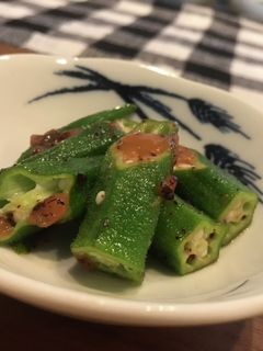 簡単 オクラの梅和え-レシピのメイン写真