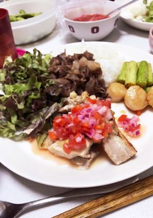 チキンソテーのワンプレートごはん-レシピのメイン写真