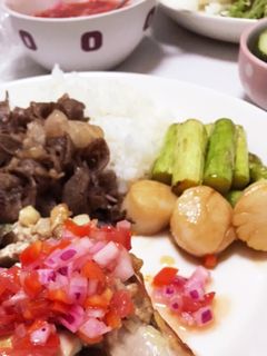 アスパラとホタテのバター醤油炒め-レシピのメイン写真