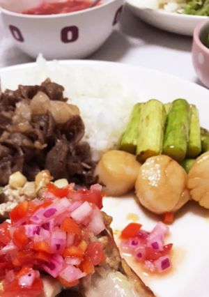 アスパラとホタテのバター醤油炒め-レシピのメイン写真