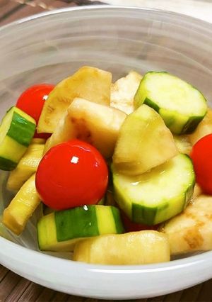 ◆パパっと簡単！夏野菜の浅漬け♪-レシピのメイン写真