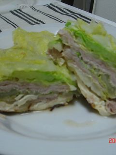 白菜と豚肉のミルフィーユ蒸し-レシピのメイン写真