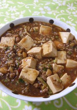 なめこ入り❤ヘルシー麻婆豆腐-レシピのメイン写真