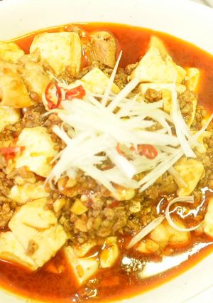 行きつけのバーで出てくる麻婆豆腐-レシピのメイン写真