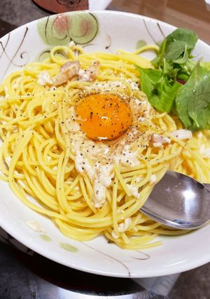 とろけるチーズ×牛乳でカルボナーラ-レシピのメイン写真