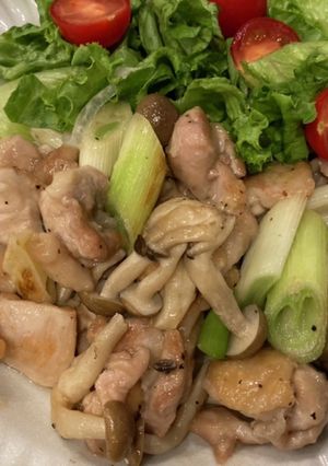 鶏と葱の塩タレ炒め-レシピのメイン写真