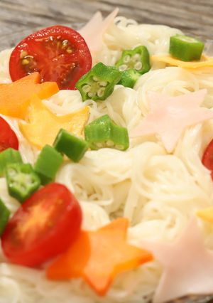 七夕にオススメ！ そうめん-レシピのメイン写真