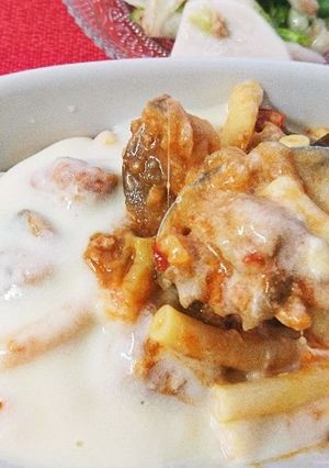焼かない茄子とトマトのチーズグラタン-レシピのメイン写真