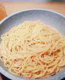 簡単！レモン風味の明太子パスタ