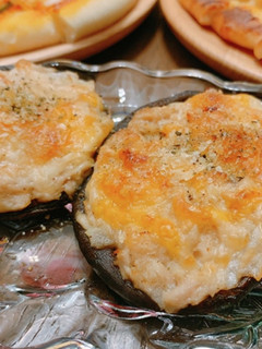 簡単おつまみ♪椎茸のオニオンツナのせ-レシピのメイン写真