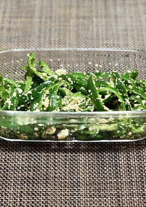 ピーマン明太子炒め♪材料2つ・調味料ナシ-レシピのメイン写真