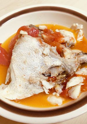 白身魚のトマト煮込み-レシピのメイン写真