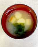 朝から簡単に ふとわかめの味噌汁^^