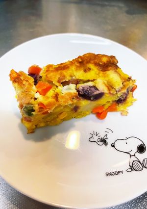 給食✨卵なし✨スパニッシュオムレツ　簡単-レシピのメイン写真