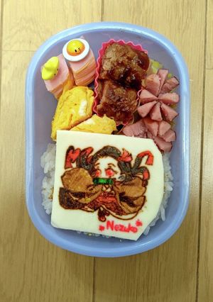 お弁当 鬼滅の刃 オブアート⑦-レシピのメイン写真