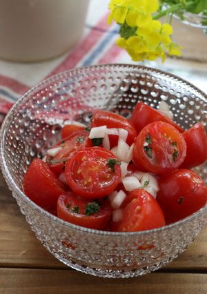 ミニトマトと玉ねぎのマリネ-レシピのメイン写真