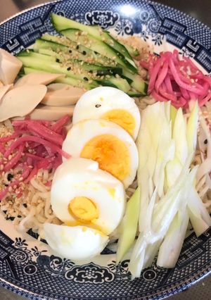 ゴマ三昧！醤油冷やし麺-レシピのメイン写真