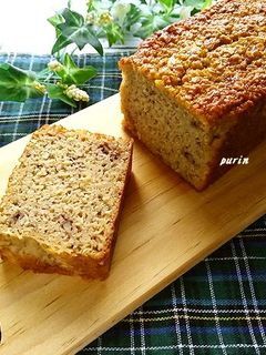 ノンオイル♪オートミールのバナナケーキ-レシピのメイン写真