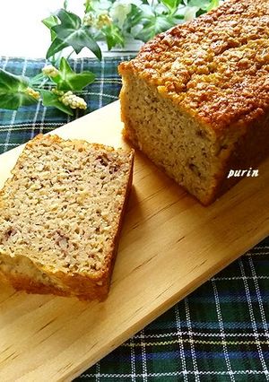 ノンオイル♪オートミールのバナナケーキ-レシピのメイン写真