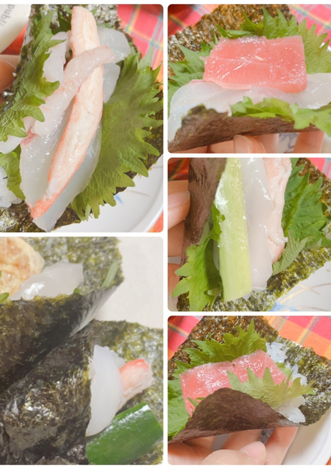 何でもまきまき♪手巻き寿司-レシピのメイン写真