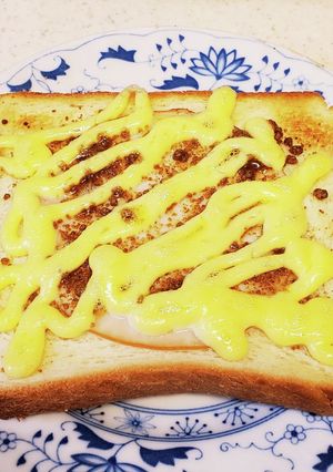 カレーハムマヨトースト-レシピのメイン写真