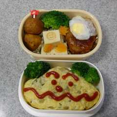 รูปของ カレーパンマン　キャラ弁