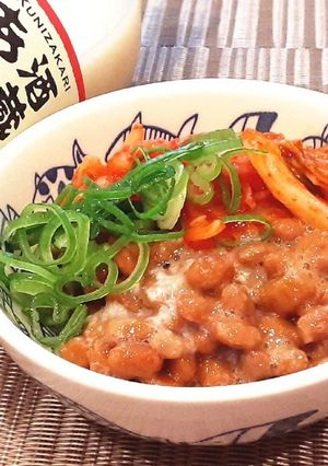 発酵食品♡美容食♡甘酒入り納豆キムチ♡-レシピのメイン写真