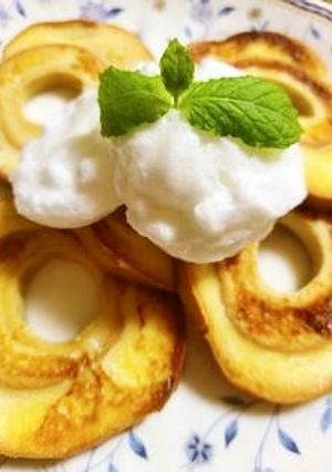 車麩でフレンチトースト～メレンゲ添え～-レシピのメイン写真