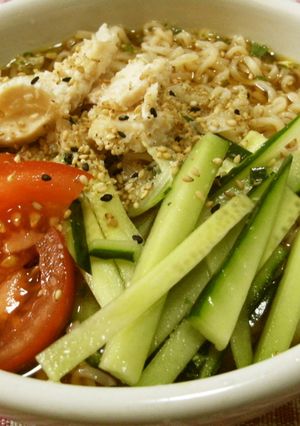 家にあるものでささっと作れる冷やし麺-レシピのメイン写真