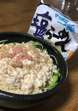 ツナと豆腐で冷やしサッポロ一番-レシピのメイン写真