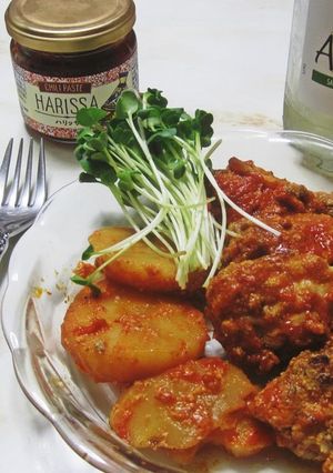 ココナツミルクとトマトソース煮-レシピのメイン写真