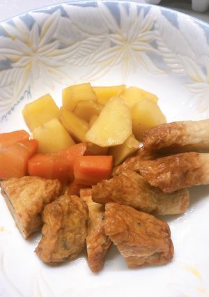 がんもどきとじゃが芋の煮物-レシピのメイン写真