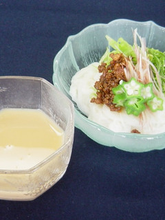 具沢山そうめん 白みそつけ汁-レシピのメイン写真