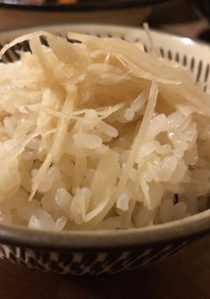 土鍋で新生姜たっぷりごはん-レシピのメイン写真
