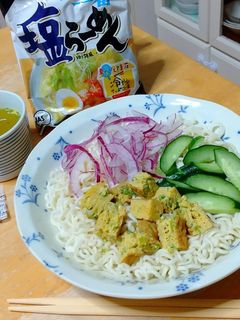 サッポロ一番塩つけ麺-レシピのメイン写真