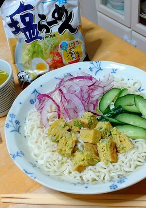 サッポロ一番塩つけ麺-レシピのメイン写真