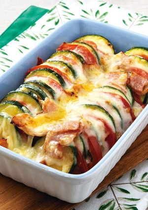 トマトとズッキーニのチーズ焼き-レシピのメイン写真