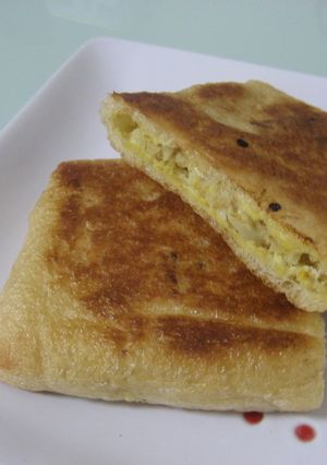 ツナマヨカレーのカリカリ焼き-レシピのメイン写真