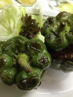 ピーマン丸ごと肉詰め〜♪-レシピのメイン写真