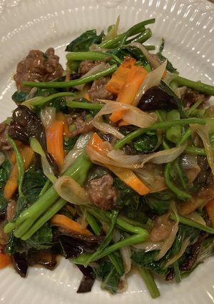 空芯菜のオイスターソース炒め-レシピのメイン写真
