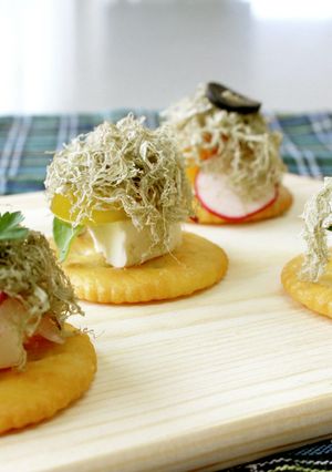 とろろ昆布とチーズのカナッペ-レシピのメイン写真