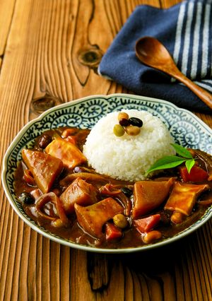 越後こんにゃくのヘルシーカレー-レシピのメイン写真